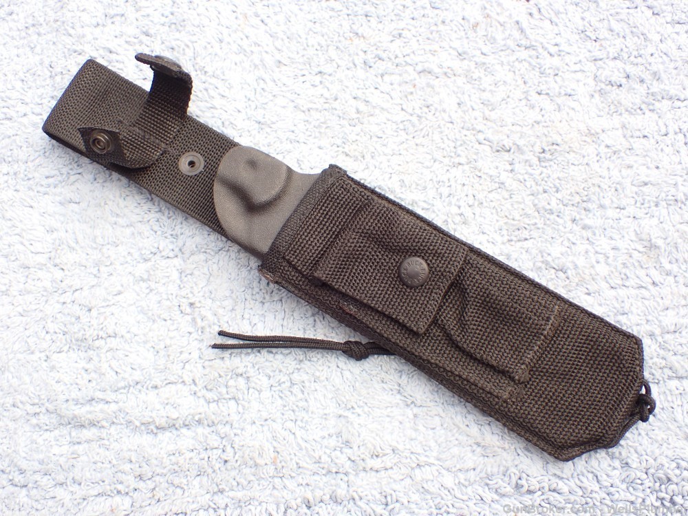 BUCK MODEL 189 INTREPID TANTO FIGHTING KNIFE WITH ORIGINAL SCABBARD-img-22