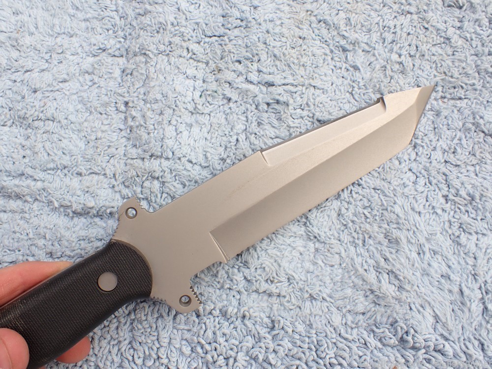 BUCK MODEL 189 INTREPID TANTO FIGHTING KNIFE WITH ORIGINAL SCABBARD-img-16