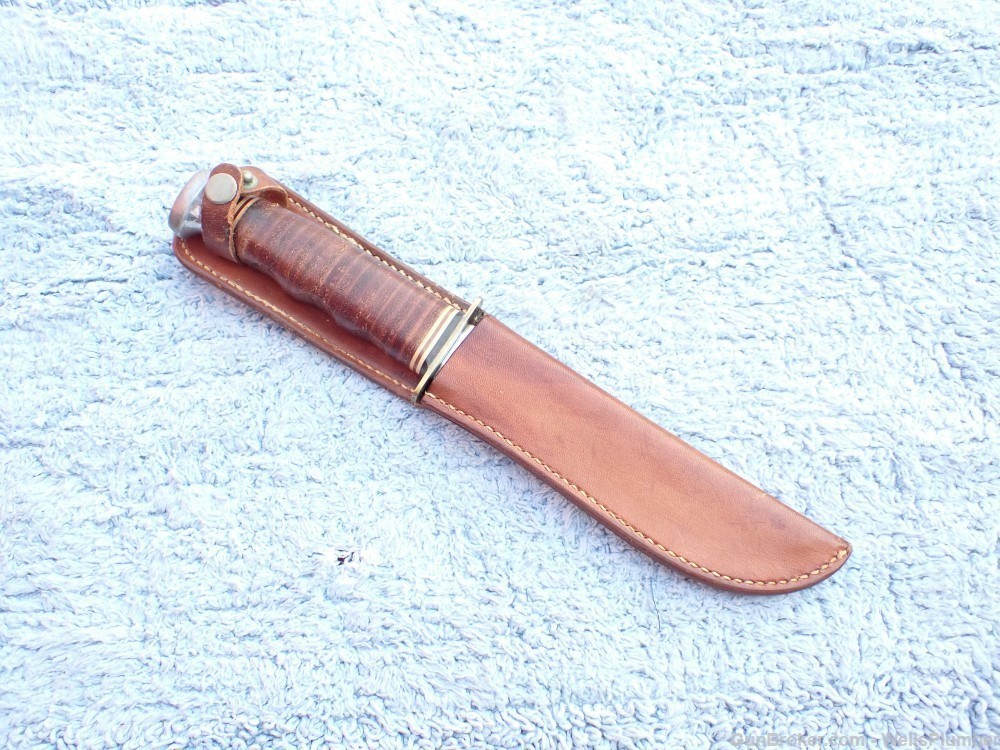 US VIETNAM KABAR 1207 FIGHTING KNIFE WITH ORIGINAL SCABBARD (EXCELLENT)-img-8