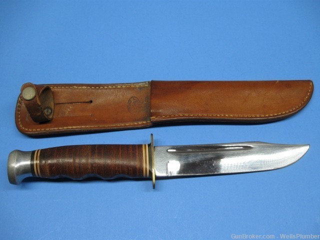 US VIETNAM KABAR 1207 FIGHTING KNIFE WITH ORIGINAL SCABBARD (EXCELLENT)-img-26