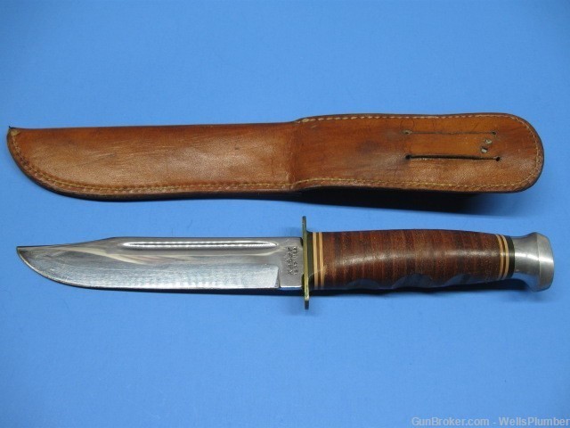 US VIETNAM KABAR 1207 FIGHTING KNIFE WITH ORIGINAL SCABBARD (EXCELLENT)-img-24
