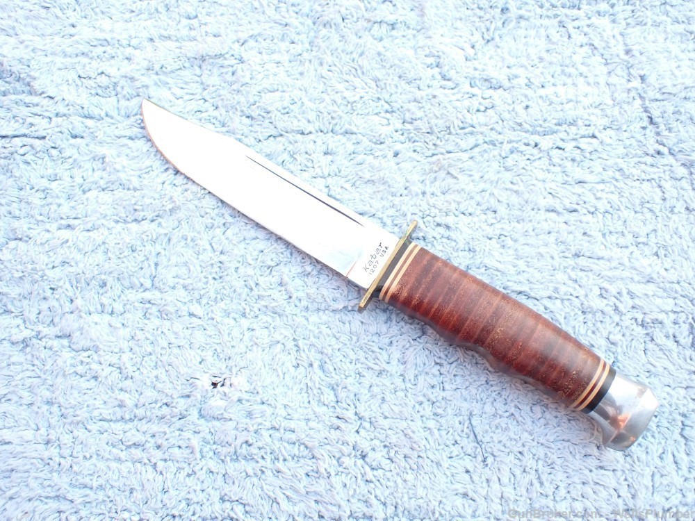 US VIETNAM KABAR 1207 FIGHTING KNIFE WITH ORIGINAL SCABBARD (EXCELLENT)-img-4