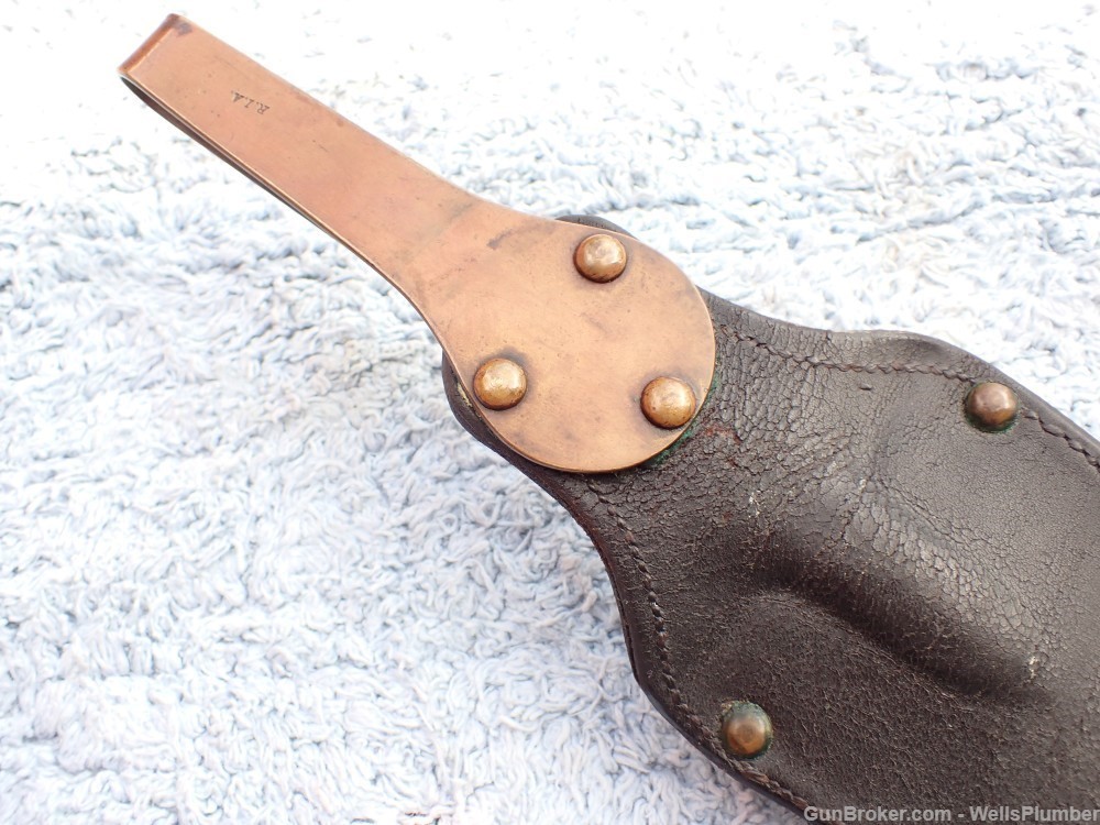 US SPRINGFIELD ARMORY MODEL 1890 INTRENCHING KNIFE WITH ORIGINAL SCABBARD-img-30