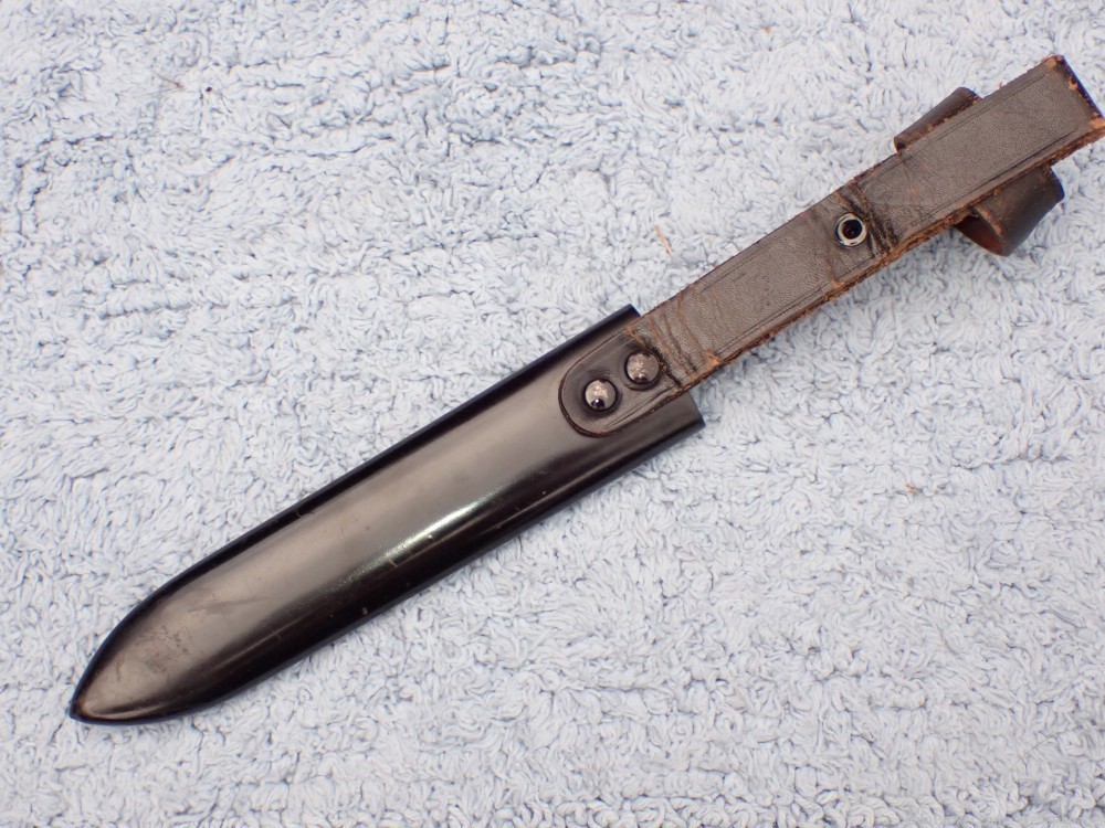 GERMAN WWII HJ YOUTH KNIFE WITH SCABBARD EARLY MOTTO M7/31 1936 (NICE)-img-19