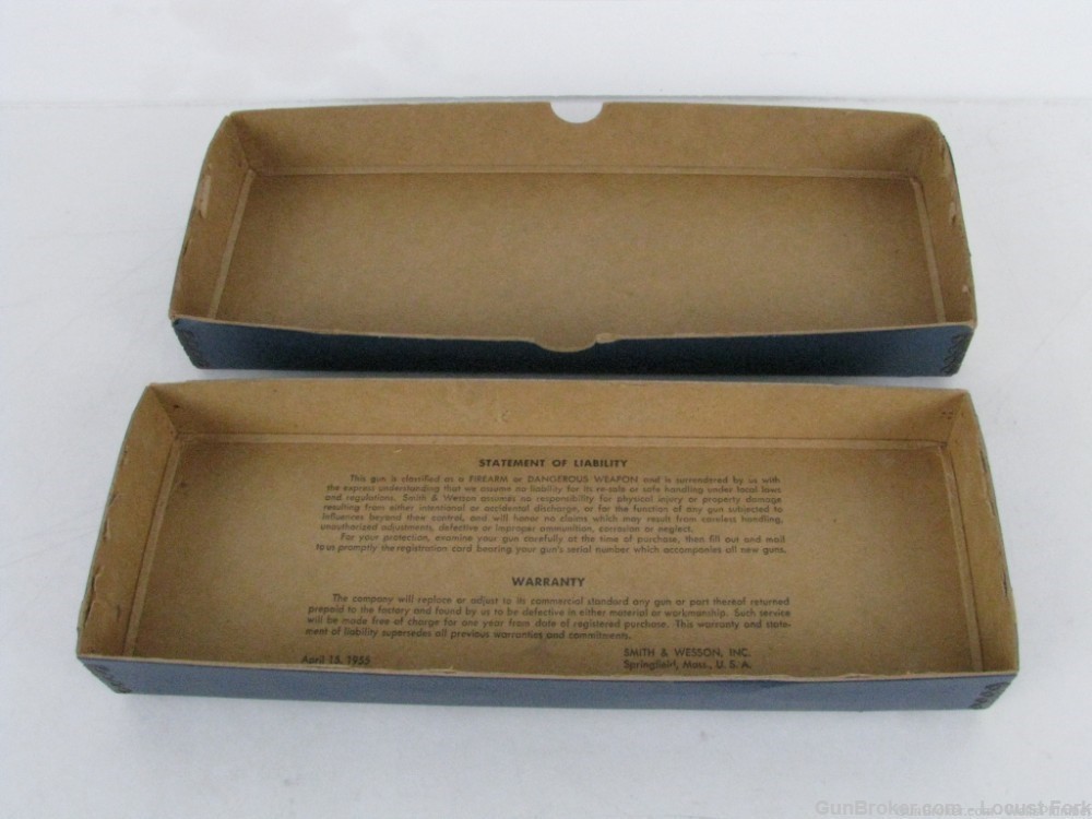 SMITH & WESSON MODEL 14-3 BLUE FACTORY TWO PIECE BOX (1969) VERY CLEAN-img-4