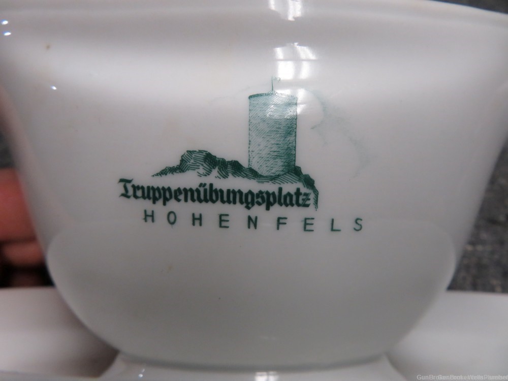 GERMAN WWII HOHENFELS MILITARY TRAINING AREA MESS HALL GRAVY SAUCE BOAT-img-2