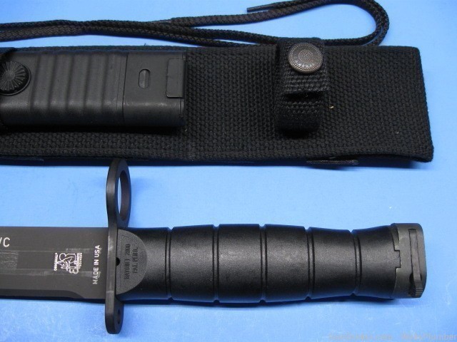 EICKHORN M16 AR-15 WIRE CUTTER BAYONET WITH SCABBARD MODEL 2000 (MINT)-img-1