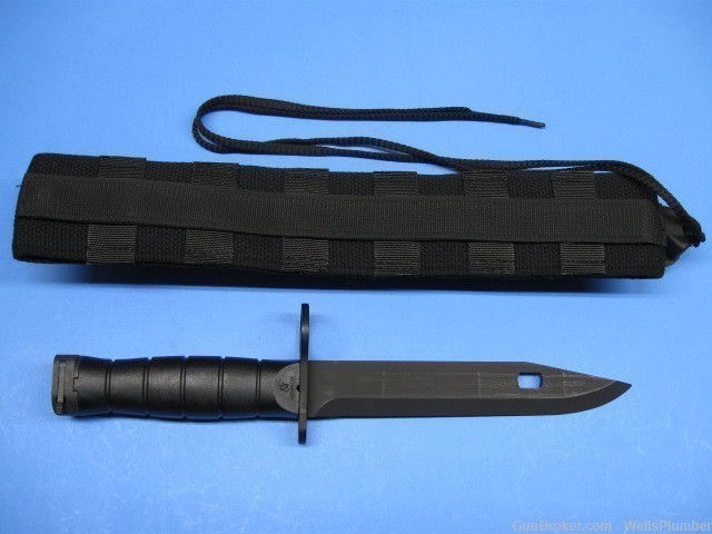 EICKHORN M16 AR-15 WIRE CUTTER BAYONET WITH SCABBARD MODEL 2000 (MINT)-img-3