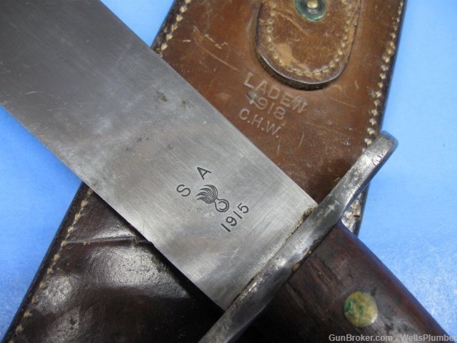 US SPRINGFIELD ARMORY MODEL 1909 BOLO WITH ORIGINAL SCABBARD (DATED 1915)-img-2