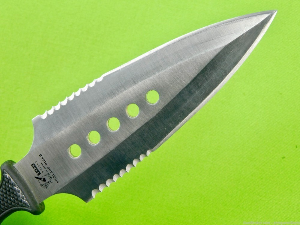 Vintage BlackJack Knives Highland Dirk II Push Dagger Knife w/ Sheath Box-img-3