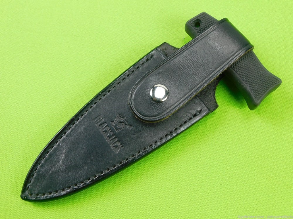 Vintage BlackJack Knives Highland Dirk II Push Dagger Knife w/ Sheath Box-img-10