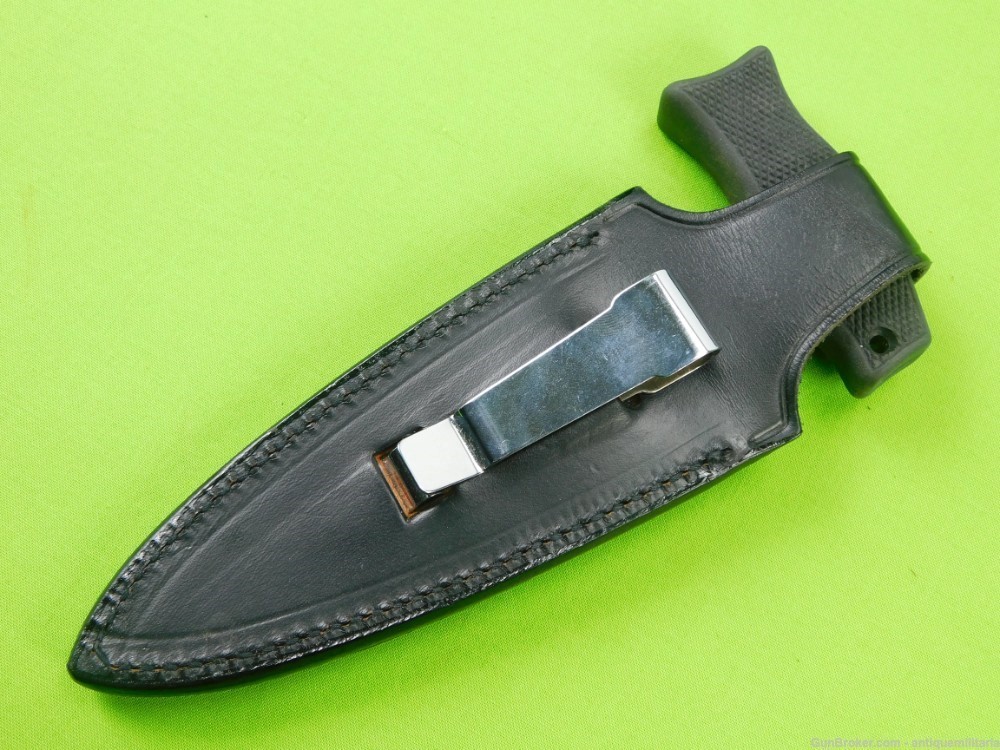 Vintage BlackJack Knives Highland Dirk II Push Dagger Knife w/ Sheath Box-img-11