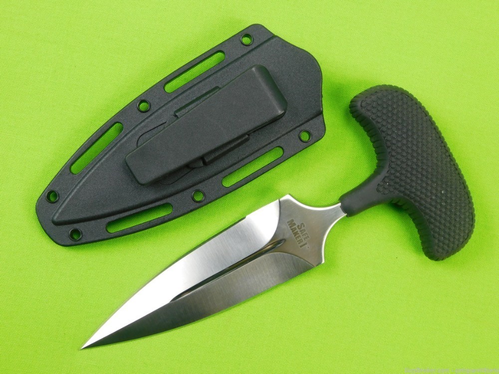 Cold Steel Safe Maker I Push Knife Dagger Japan made with Sheath -img-0