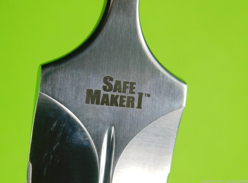 Cold Steel Safe Maker I Push Knife Dagger Japan made with Sheath -img-2