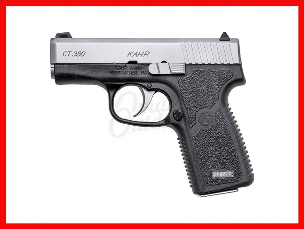 Kahr Arms CT380 Pistol 7RD 380 Stainless Slide CT3833-img-0