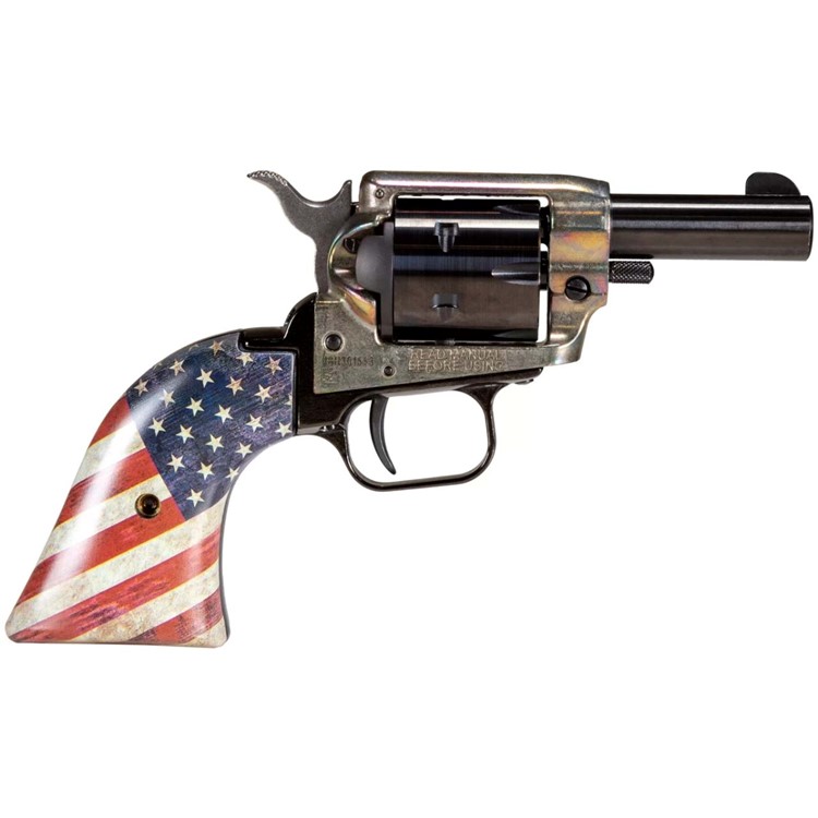 Heritage Mfg Barkeep 22lr 2 Black / US Flag Handle Revolver-img-0