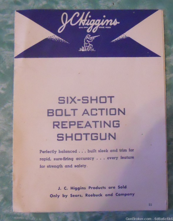 J.C. HIGGEINS - Bolt Action Shotgun - 583.17/583.18/583.19-img-0