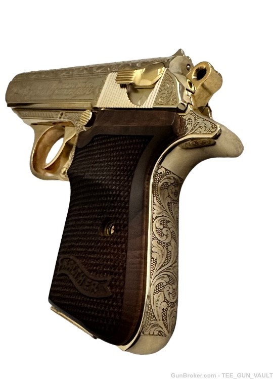WALTHER PPK/S FULLY ENGRAVED AND 24K GOLD PLATED-img-6