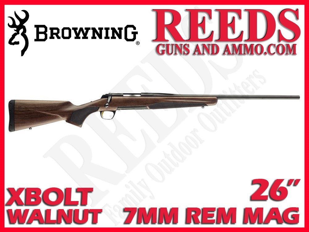 Browning Xbolt Hunter Walnut Blued 7mm Rem Mag 26in 035208227-img-0