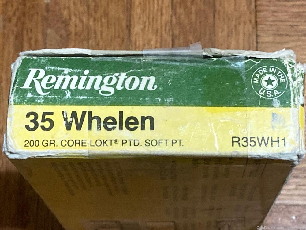 35 Whelen Remington High Velocity 200 gr PSP Rifle Ammo 20 rds R35WH1-img-1