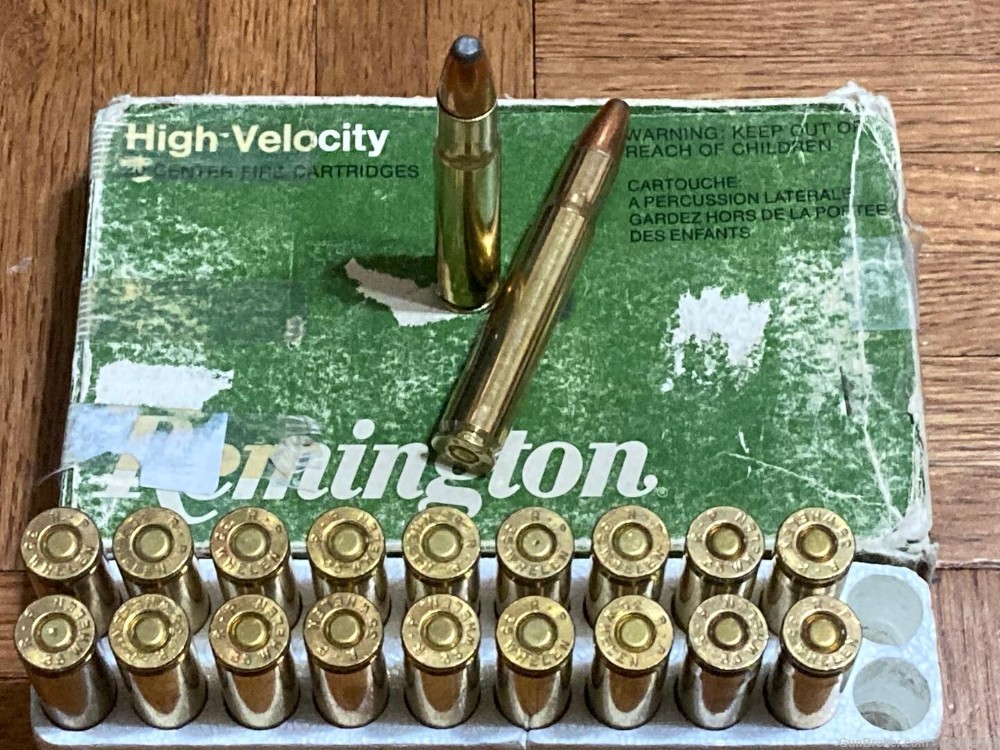 35 Whelen Remington High Velocity 200 gr PSP Rifle Ammo 20 rds R35WH1-img-2