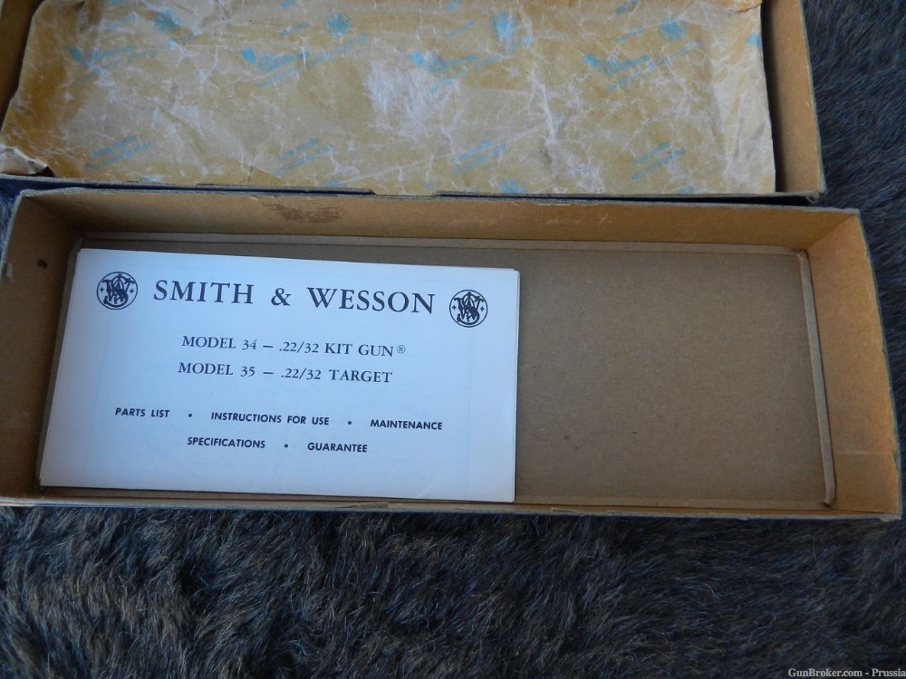 Smith & Wesson Model 35-1 22 Cal 6" Blue NIB-img-10