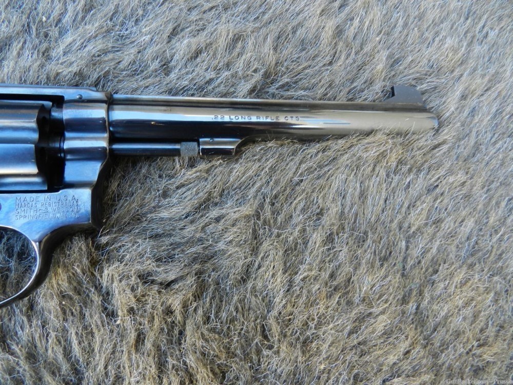 Smith & Wesson Model 35-1 22 Cal 6" Blue NIB-img-7