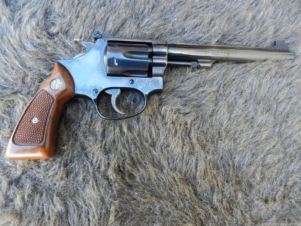 Smith & Wesson Model 35-1 22 Cal 6" Blue NIB-img-4