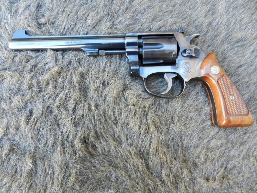 Smith & Wesson Model 35-1 22 Cal 6" Blue NIB-img-0