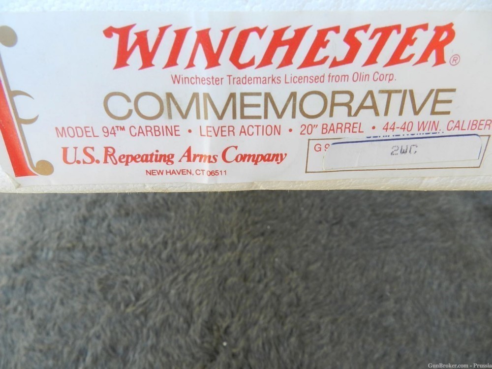 Colt/Winchester Set SAA & Winchester Model 94 SERIAL # 2 NIB WITH ALL-img-35
