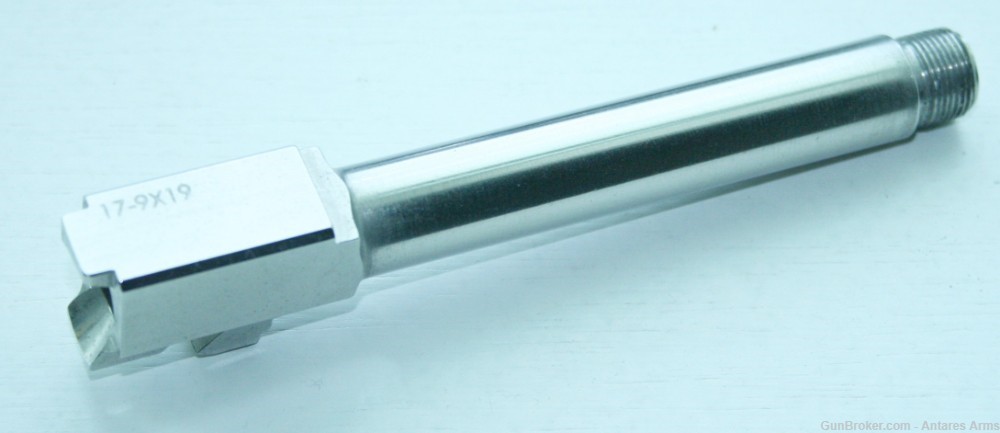Threaded Barrel for Glock 17 Gen 5 Polished Stainless G17 9x19 9mm-img-1