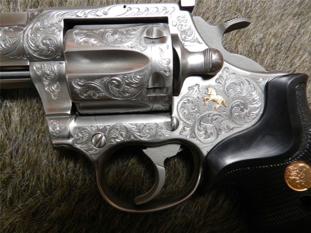 INCREDIBLE Colt King Cobra AAWhite Engraved New-img-7