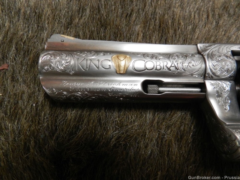 INCREDIBLE Colt King Cobra AAWhite Engraved New-img-6