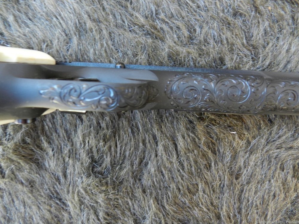 Colt GCNM 45ACP 5" Blue Factory D Engraved NI Colt Leatherette Pres Case-img-17