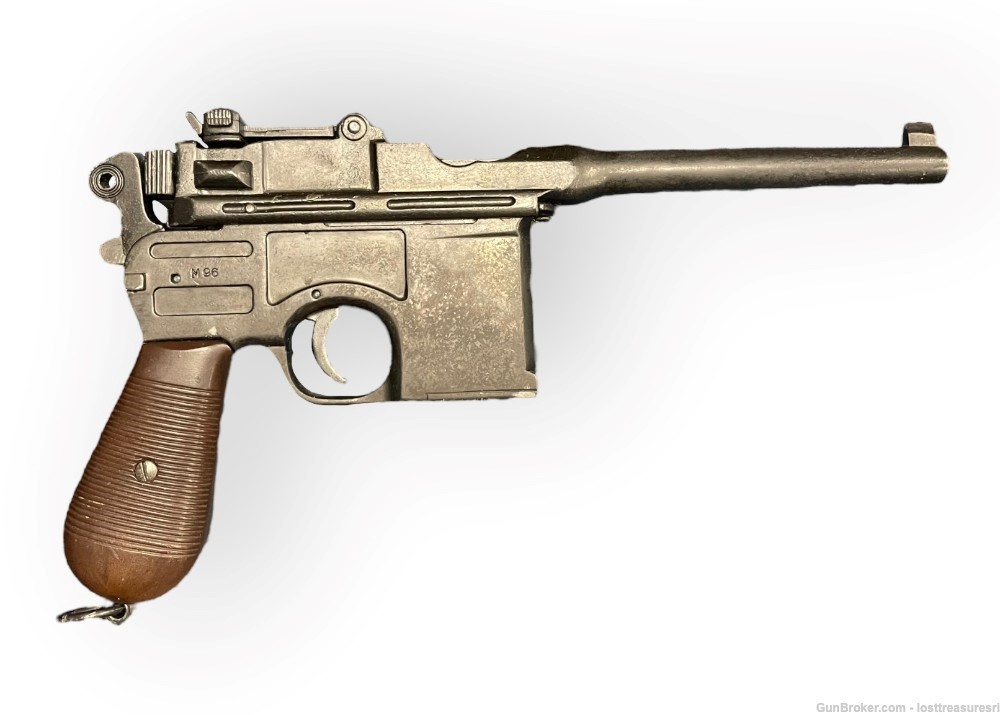Denix 1896 Mauser Broomhandle C96 Non-firing Replica Pistol-img-5