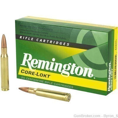 20rds Remington Core-Lokt™ .30-06 SPRG 180gr PSP R30065 + FAST SHIPPING-img-1
