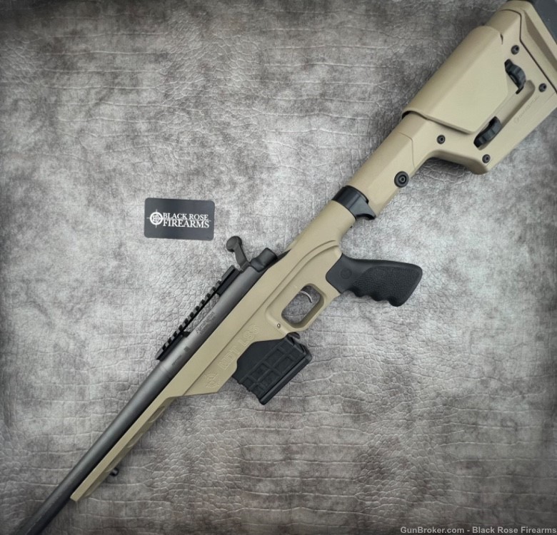 Remington 700 .308 Win Bolt-Action Rifle / MDT LSS Chassis/FDE Magpul Stock-img-3