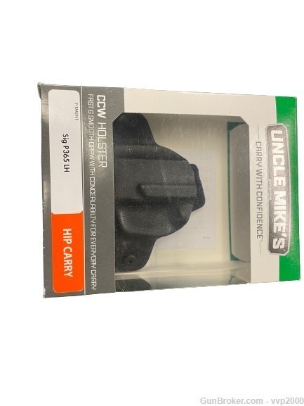 Sig Sauer 365 x 365x Left Hand Holster Hip Carry owb Uncle Mike's NIB p365 -img-2