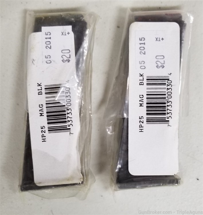 Phoenix Arms HP25 9rd factory magazines flat bottom lot of 2-img-0