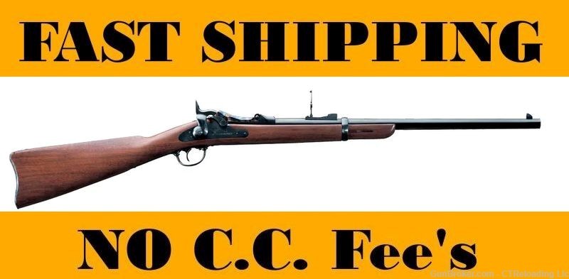 Uberti Springfield Trapdoor Carbine .45-70 Gov. 22" Barrel Model# 71008-img-0