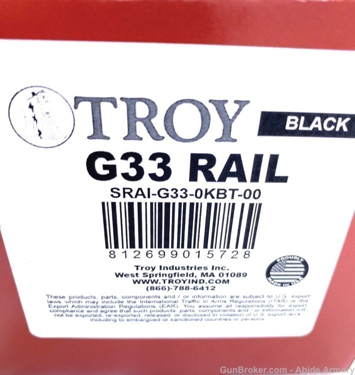 Troy HK G33 Replacement Rail SRAI-G3300KBT-00 812699015728-img-3