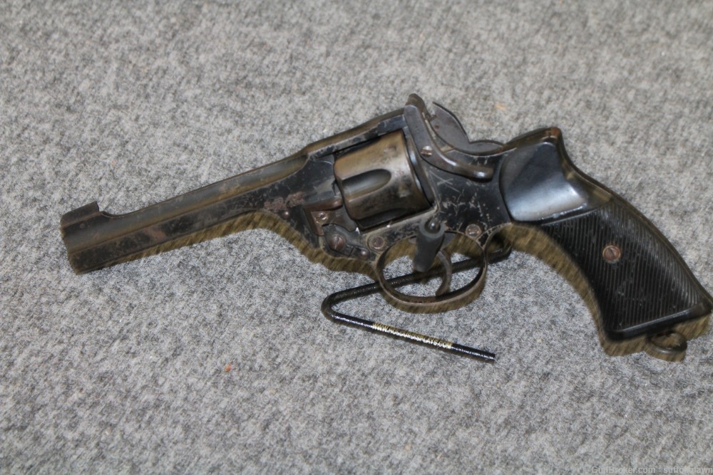Enfield No. 2 MK I Revolver Pistol .38 S&W Short 6 Round Cylinder (Used)-img-5