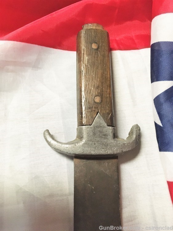 Knife, belt or Bowie Knife, Civil War period, maker unknown-img-5