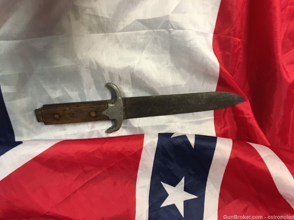 Knife, belt or Bowie Knife, Civil War period, maker unknown-img-1
