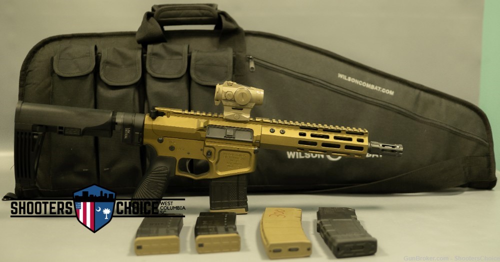 Wilson Combat WC-15 ARP Tactical Pistol 300 Blackout Bronze w/ Sig Romeo4T -img-0