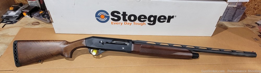 Stoeger M3500 12GA 3-1/2" 28" Barrel Satin Walnut 4+1 Semi-Auto Shotgun-img-0