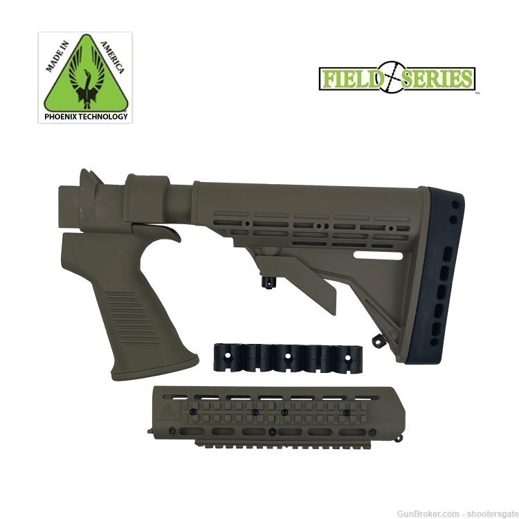 Saiga 12ga Tactical Pistol Grip Recoil Buttstock w/ Forend (FDE)-img-0