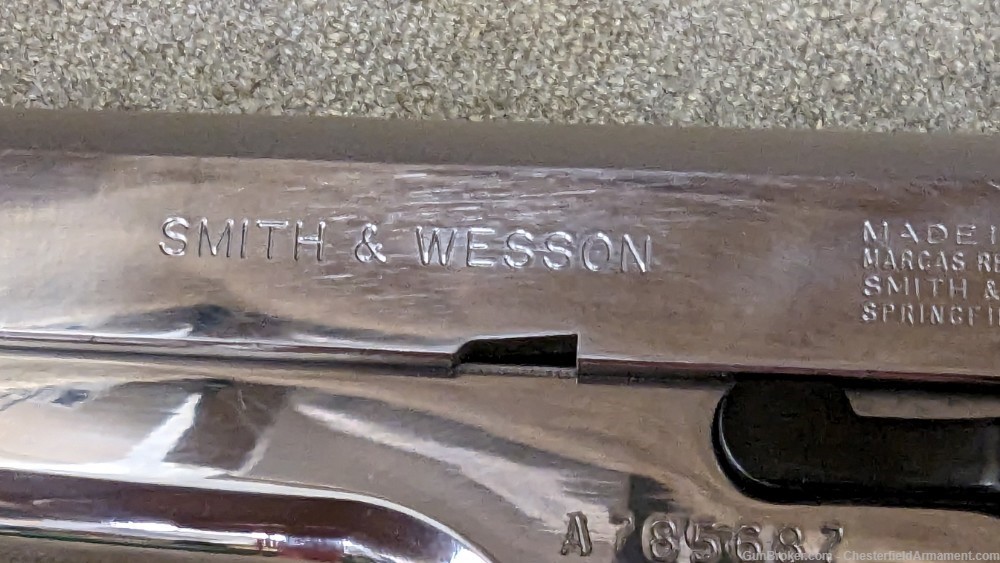 Smith & Wesson  S&W  439 9mm Nickel   semi auto pistol, -img-9
