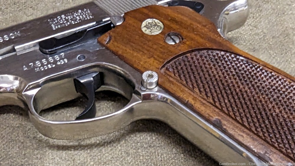 Smith & Wesson  S&W  439 9mm Nickel   semi auto pistol, -img-15