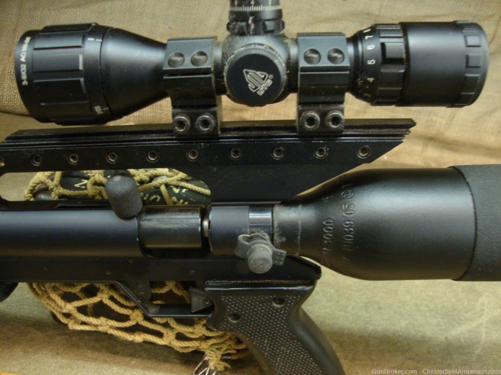 AirForce Mod R1201\, w/UTG 3-9 x 32 scope, 25 CAL Pnumatic Rifle-img-2